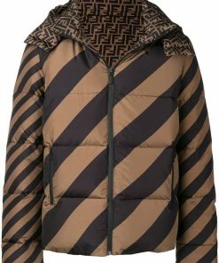 Fendi logo puffer jacket