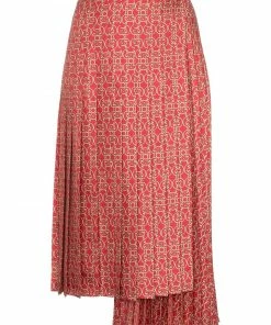 Fendi Gate printed midi skirt