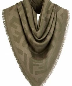 Fendi printed FF logo shawl