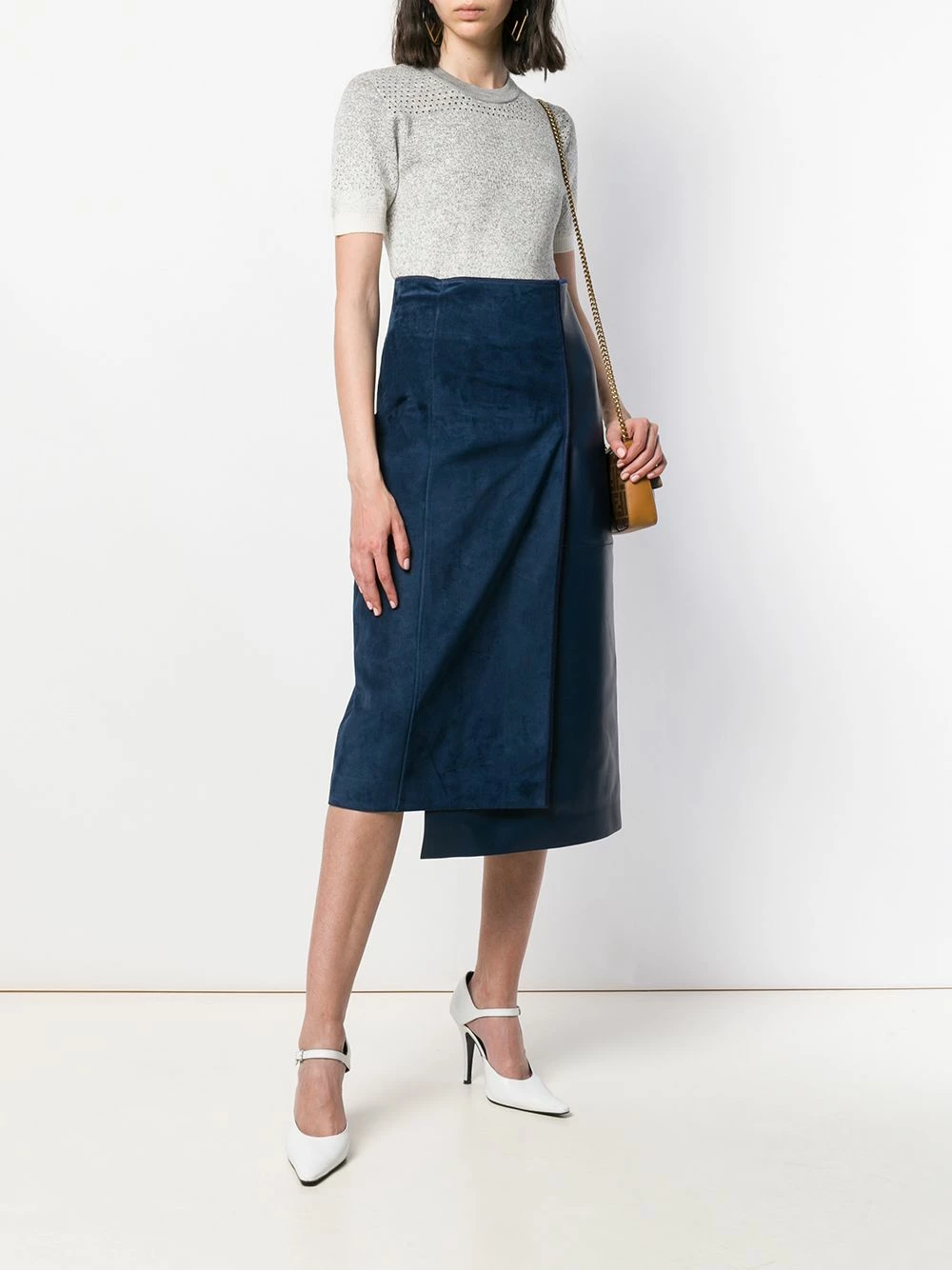 Discount π Fendi Gradient style knitted jumper knitted tops of women π 4 Fendi gradient style knitted jumper