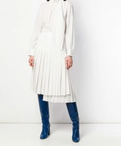 Fendi foulard collar blouse