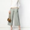 Fendi cropped panelled trousers