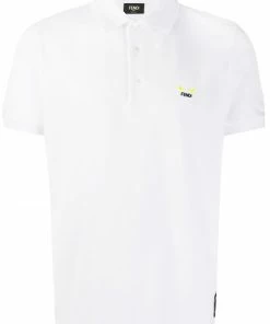 Fendi embroidered logo polo shirt