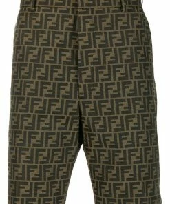 Fendi FF logo shorts