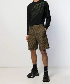 Fendi FF logo shorts