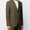 Fendi FF all over logo print blazer