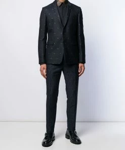 Fendi monogram trim shirt