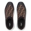 Fendi tech fabric low-tops