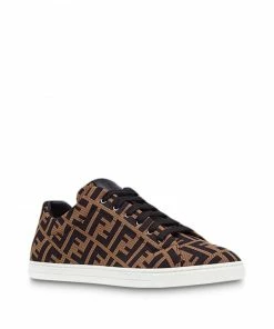Fendi FF motif mesh sneakers