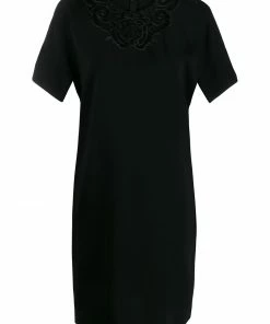 Fendi embroidered shift dress