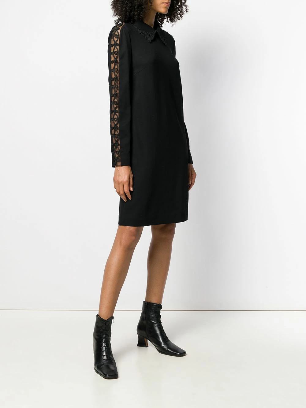 Top 10 π Fendi Lace sleeve π shirt π dress cocktail & party π dresses of women π₯° 5 Fendi lace sleeve shirt dress