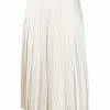 Fendi pleated striped skirt