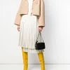 Fendi pleated striped skirt