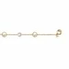 Fendi logo charm chain bracelet