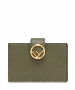 Fendi F motif flat cardholder