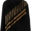 Fendi FF motif faux fur jacket