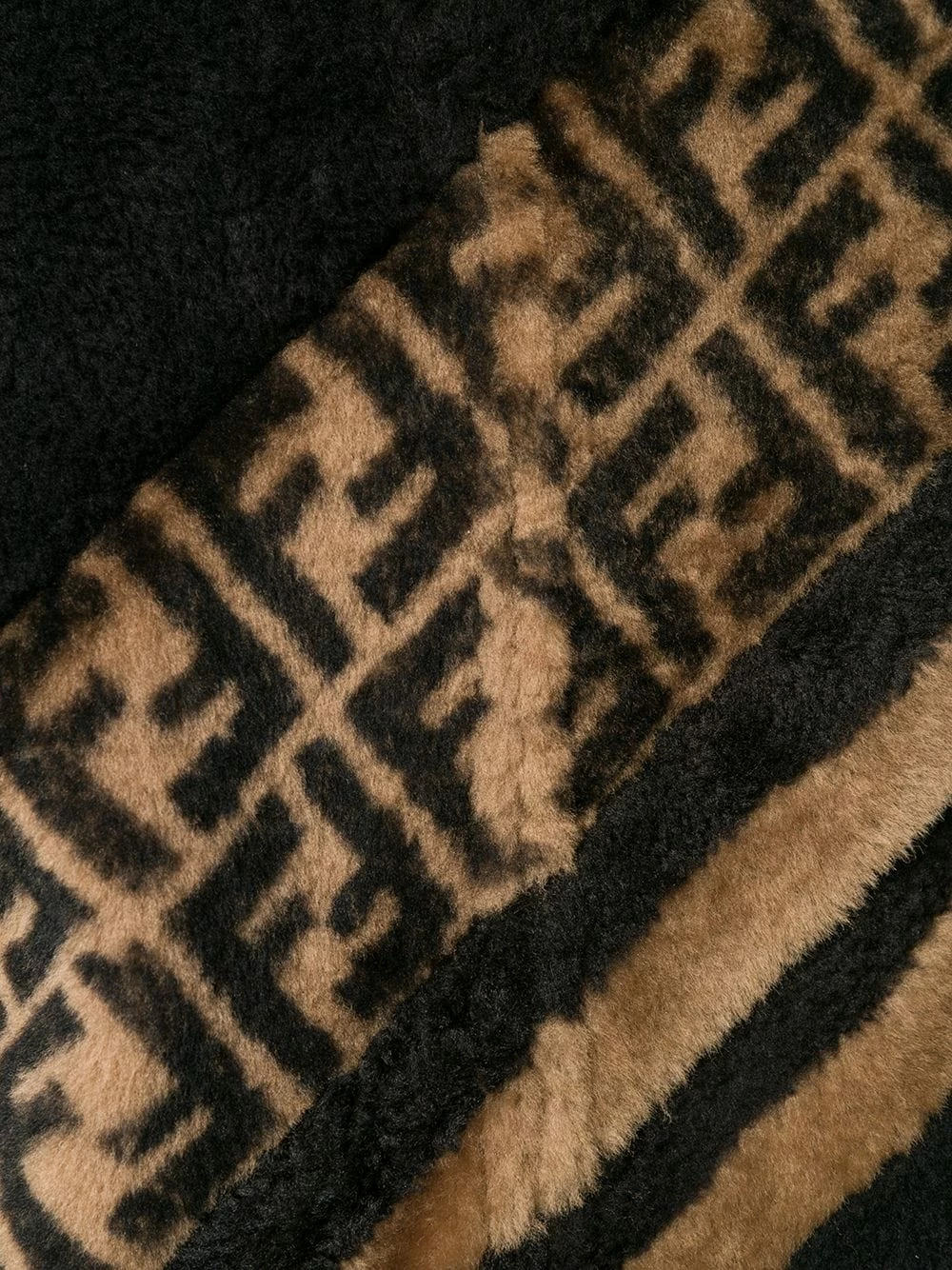 Discount π Fendi FF motif faux fur jacket leather jackets of men π 7 Fendi FF motif faux fur jacket