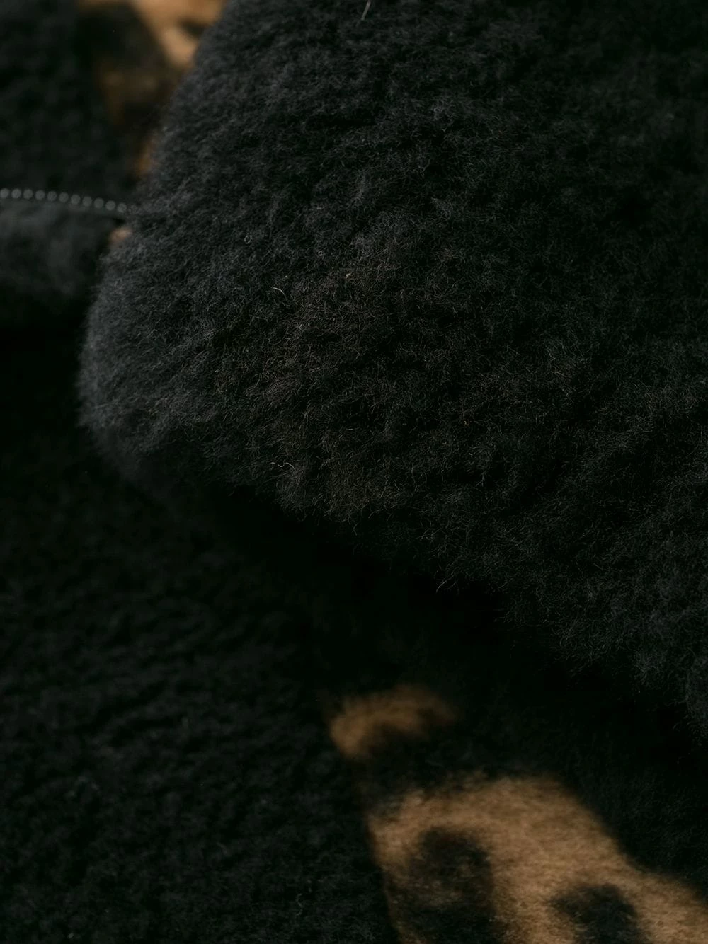 Discount π Fendi FF motif faux fur jacket leather jackets of men π 9 Fendi FF motif faux fur jacket