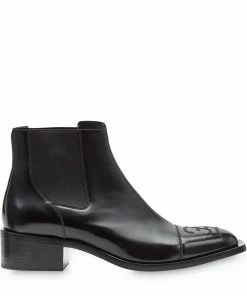 Fendi square toe Chelsea boots