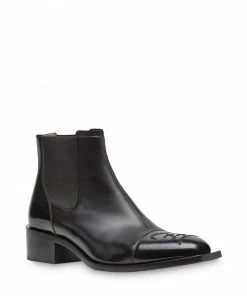 Fendi square toe Chelsea boots