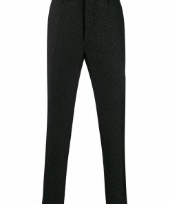 Fendi floral jacquard tailored trousers