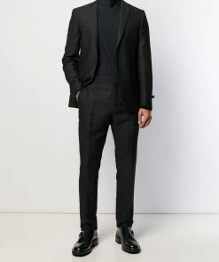 Fendi floral jacquard tailored trousers