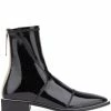 Fendi FFrame pointed toe ankle boots