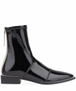 Fendi FFrame pointed toe ankle boots