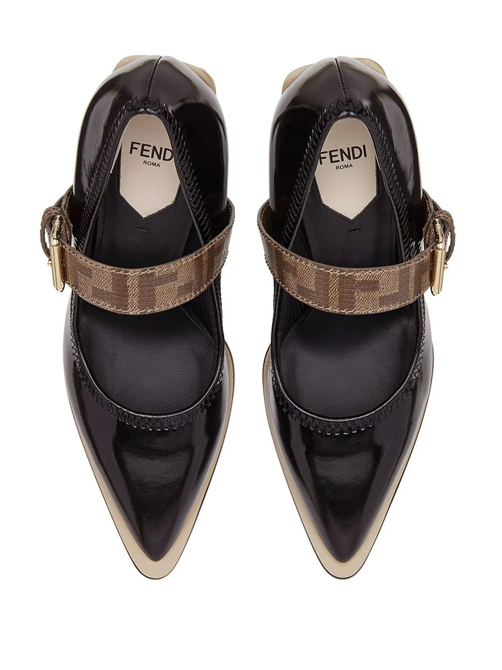 Deals π Fendi Mary Jane FFrame court π shoes pumps of women π₯° 6 Fendi Mary Jane FFrame court shoes