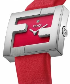 Fendi FF logo embellished watch