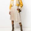 Fendi asymmetric pleated skirt