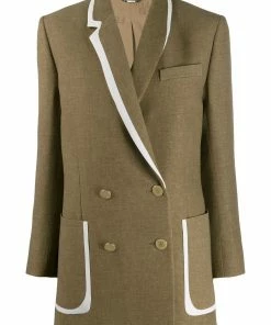 Fendi straight-cut jacket