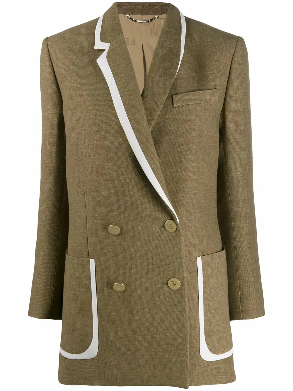 Flash Sale β Fendi Straight cut jacket fitted jackets of women π₯° 3 Fendi straight-cut jacket