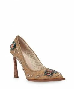 Fendi crystal embellished pumps