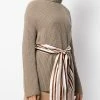 Fendi belted roll-neck cashmere jumper