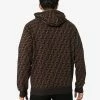 Wholesale π Fendi FF logo print hoodie hoodies of men 𧨠10 Fendi FF logo print hoodie
