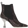 Fendi Colibrì FF motif pointed ankle boots