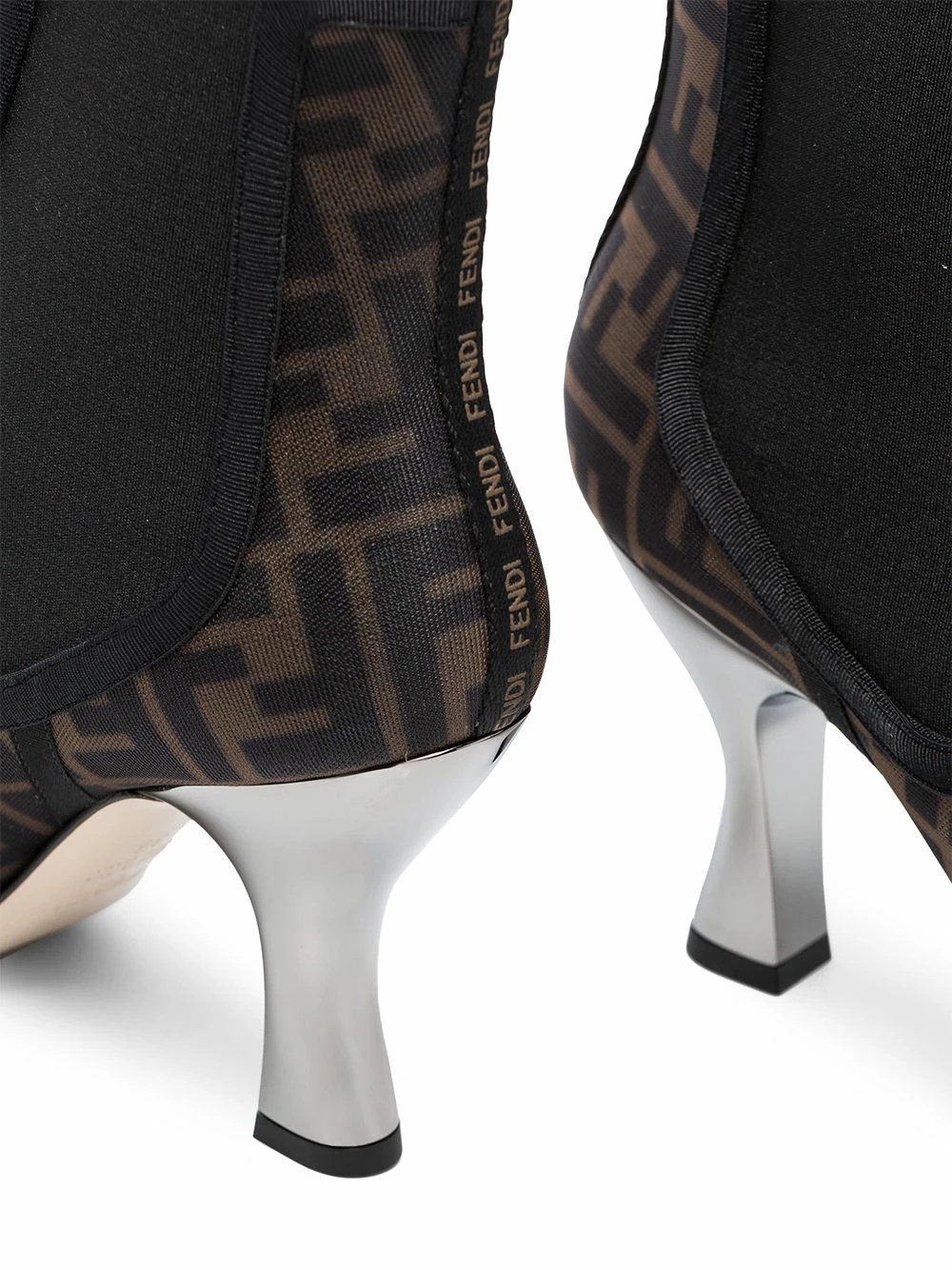 Buy 🔔 Fendi Colibrì FF motif pointed ankle 🥾 boots of women 🔔 7 Fendi Colibrì FF motif pointed ankle boots