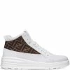 Fendi jacquard FF motif high-top sneakers