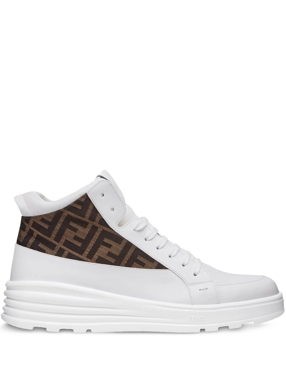 Budget π Fendi Jacquard FF motif high top π sneakers hi-tops of men π 3 Fendi jacquard FF motif high-top sneakers