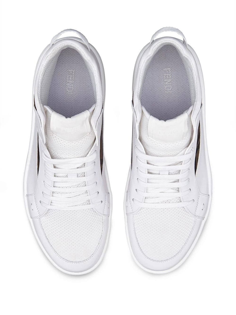 Budget π Fendi Jacquard FF motif high top π sneakers hi-tops of men π 6 Fendi jacquard FF motif high-top sneakers