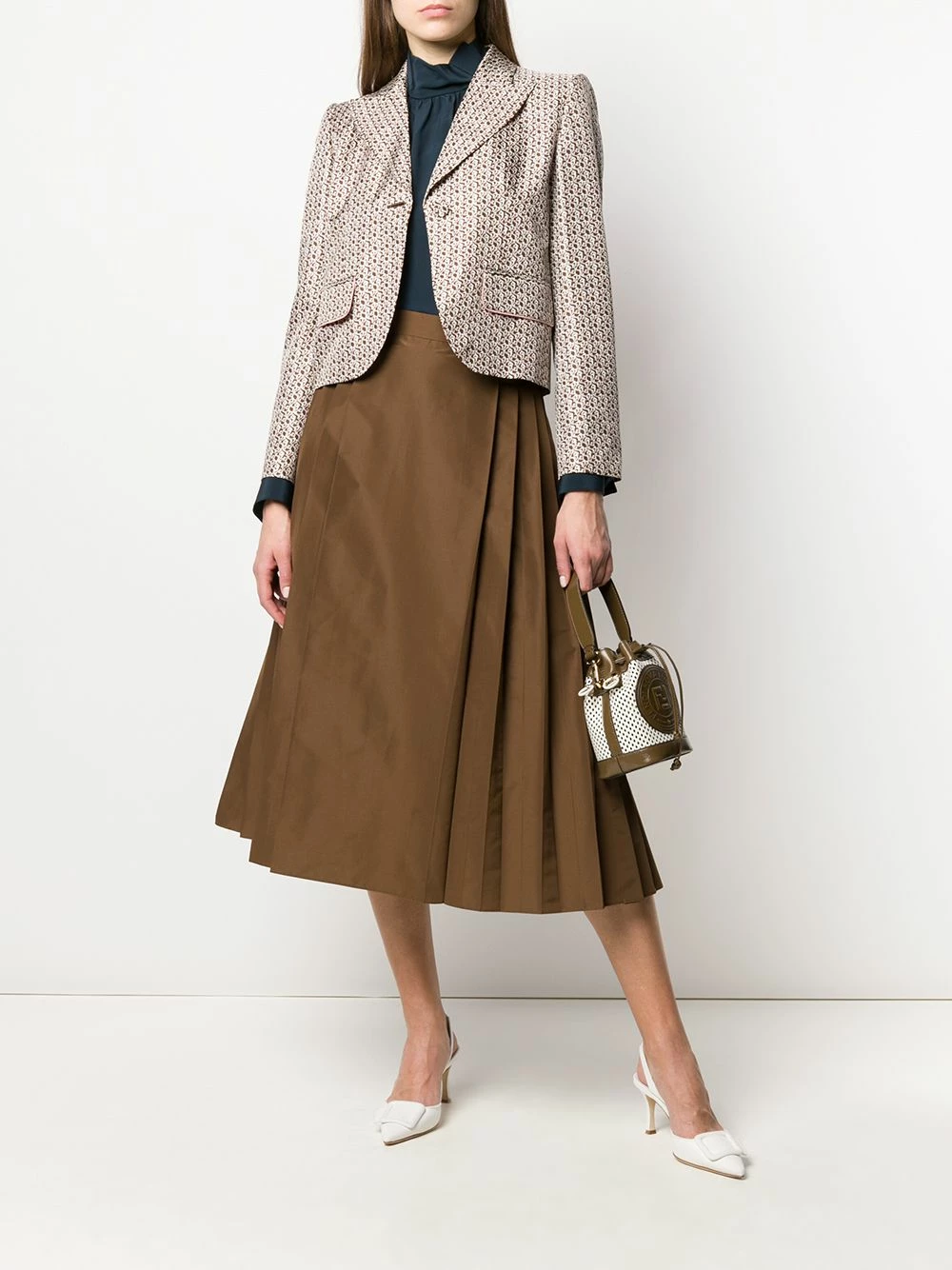 Best Pirce π Fendi Foulard collar flowing blouse blouses of women π 4 Fendi foulard collar flowing blouse