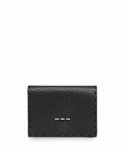 Fendi metallic details trifold wallet