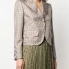 Fendi Karligraphy motif cropped jacket
