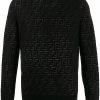 Fendi FF pattern crew neck jumper