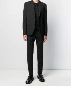 Fendi FF pattern crew neck jumper