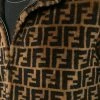 Fendi FF reversible hooded leather jacket