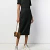 Fendi FF motif trim dress