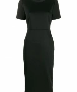 Fendi FF motif trim dress