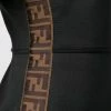 Fendi FF motif trim dress